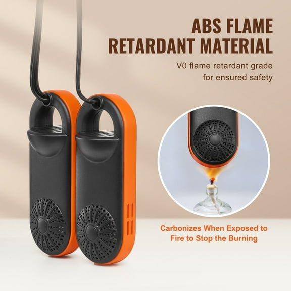 Auto-Temperature Boot Dryer, Fireproof Shoe Warmer for Travel - Dries Shoes, Socks, Gloves in Rainy/Winter Season