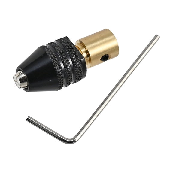 Auto Tightening Tiny Drill Chucks For Motors Under 5A Featuring Wide Clamping Ranges 0.3 3.4mm And Multiple Bore Option