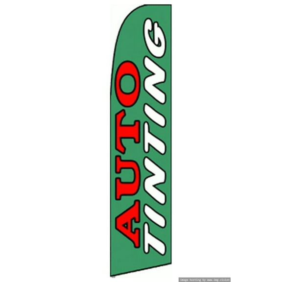 Auto Tinting Swooper flag Without Pole Advertisement /Business Flags | Feather Flag |