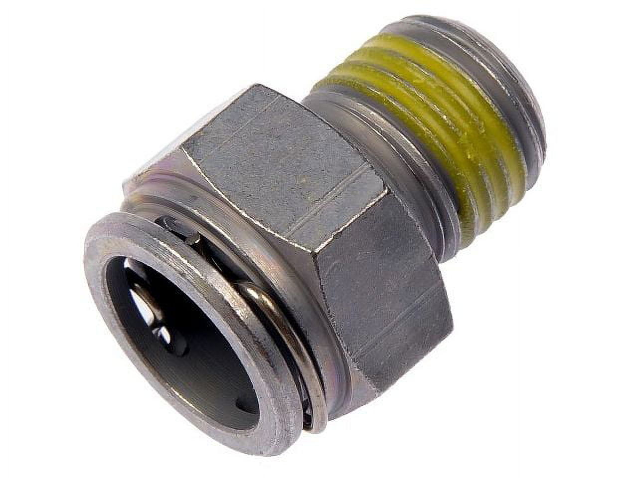 Auto Trans Oil Cooler Line Connector - Compatible with 2001 - 2008 GMC  Sierra 2500 HD 2002 2003 2004 2005 2006 2007