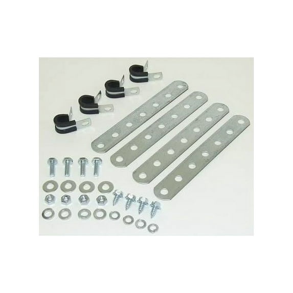 Auto Trans Oil Cooler Mounting Kit - Compatible with 2000 - 2021 Toyota Tundra 2001 2002 2003 2004 2005 2006 2007 2008 2009 2010 2011 2012 2013 2014 2015 2016 2017 2018 2019 2020