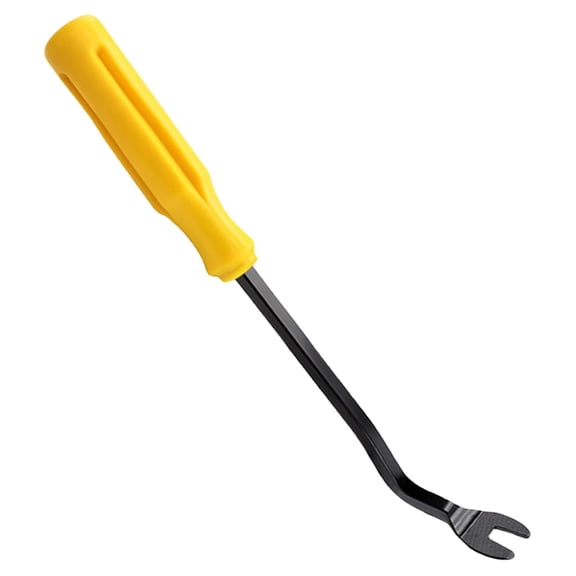 Auto Trim Removal Tool, Clip Panel Fastener Pry Tools Car Door (Yellow), 9X1In, 1Pcs