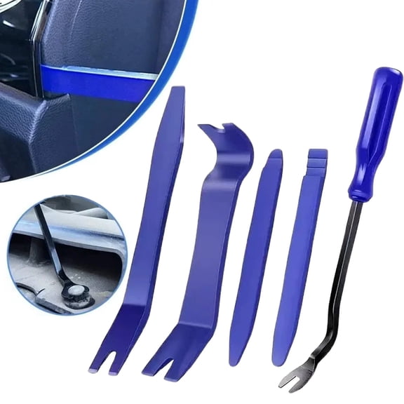Auto Trim Removal Tool Set Car Trim Panel Disassembly Tool Kit Audio Radio Stereo Hand Held Install Tool 5PCS