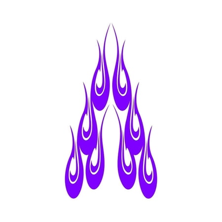 Auto Truck Car Hood Flames Graphics Decals HH14