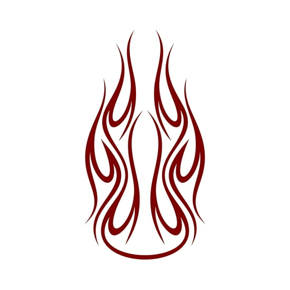 Auto Truck Car Hood Flames  Graphics Decals HH41