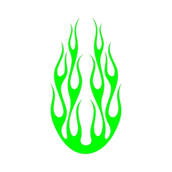 Auto Truck Car Hood Flames  Graphics Decals HH50