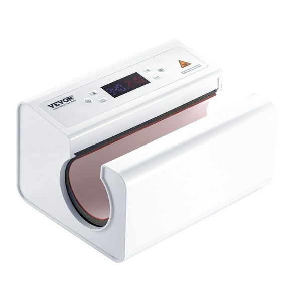 Auto Tumbler Heat Press Machine for 11-30oz Mugs, 360 All-Over Sublimation Printer for Tumblers, Cups, White