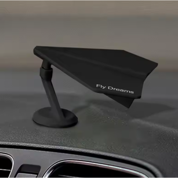 Auto Turning Airplane Model Car Dashboard Airplane Drift Rotating Ornaments Car Interior Classic Center Console Decoration