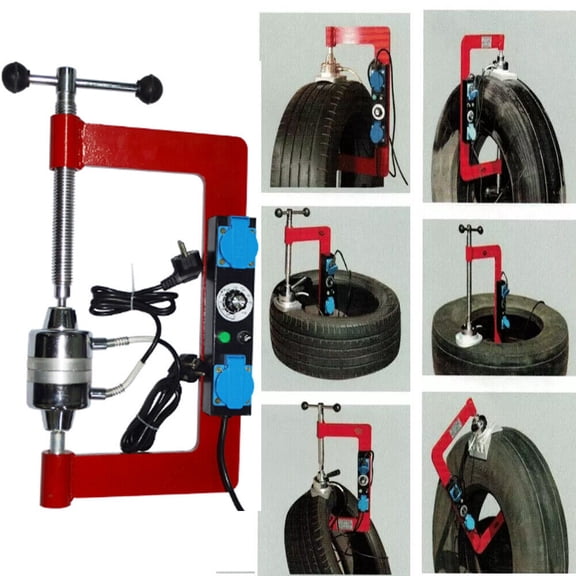 Auto Tyre Repair Machine Kit Vulcanizing Machine Tire Patches Machine 110V Shop