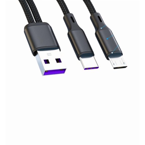 Auto USB C Cable USB to USB C Cable USB C/Micro USB Cord For Fast Charging And Data Transfer for Android Type C Phone