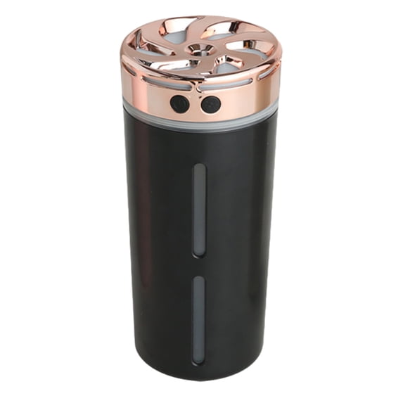 Auto USB Car Aromatherapy Diffuser And Humidifier With Silent Cool Mist,Portable Mini Oil Diffuser For Vehicle Or Home Use With Adjustable Spray Mode,LED Ambient Light And Easy Operation