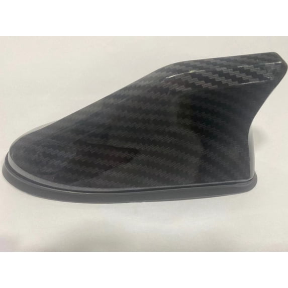 Auto Universal Exterior Decor, Shark Fin Design Top Roof Aerials AM/FM Radio Signal Antenna Easy to Install Carbon