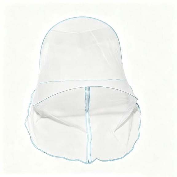 Auto Up Mosquito Net Tent, Fine Mesh Zippered Canopy for Twin Bed, Instant Setup Travel Sleep Cover for Camping Hotel Room Overnight