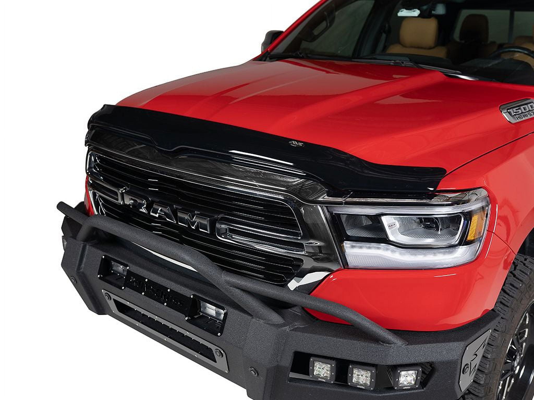 Auto VentShade (AVS) by RealTruck Bugflector Bug Shield Smoke 1 Pc Compatible with 2009-2018 Dodge Ram 1500, 2019-2024 Dodge Ram 1500 Classic All Models Except Sport