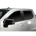 thumbnail image 1 of Auto VentShade (AVS) by RealTruck Chrome Vent Visors 4 Pc Fits 2014-2018 Chevy/GMC Silverado/Sierra 1500, 2019 Silverado/Sierra 1500 Legacy (18 Body), 2015-2019 Silverado/Sierra 1500, 2500 Double Cab, 1 of 2
