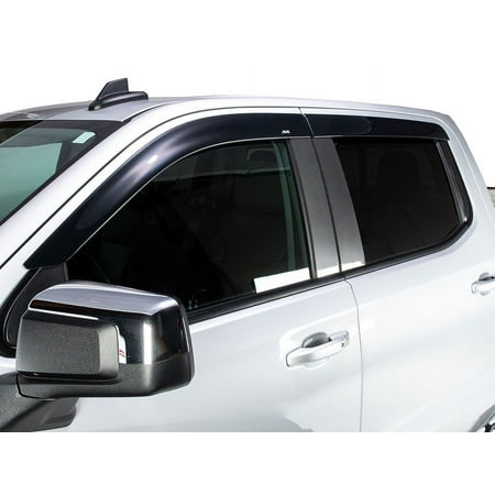 AVS 08-11 Subaru Impreza Hatch (Includes WRX/STI) Ventvisor Low Profile Deflectors 6pc - Smoke