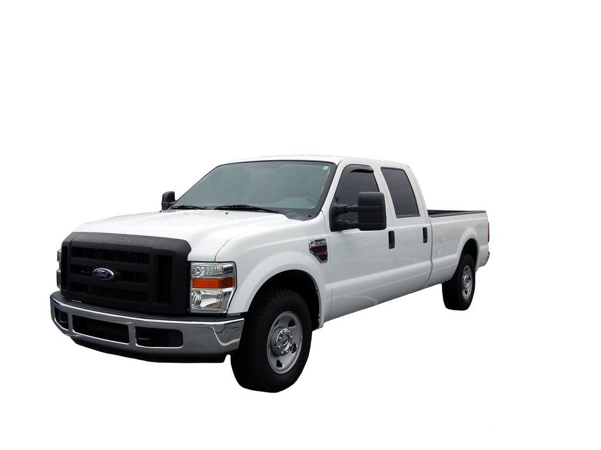 Auto VentShade (AVS) by RealTruck Outside Mount Ventvisor® Window Deflectors Front Only Compatible with 1999 Ford F250 Super Duty, 2000-2016 Ford F250, 1999-2016 F350, F450, F550, F750