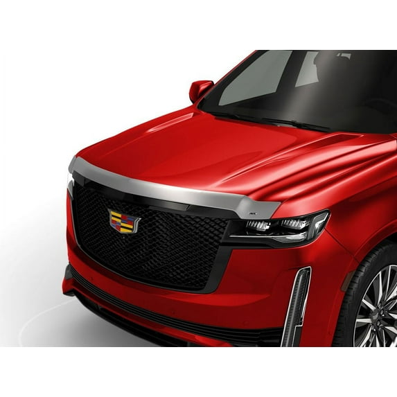 Auto VentShade (AVS) by RealTruck AeroSkin Chrome Bug Shield Compatible with 2021-2024 Cadillac Escalade ESV, 2021-2024 Cadillac Escalade Standard