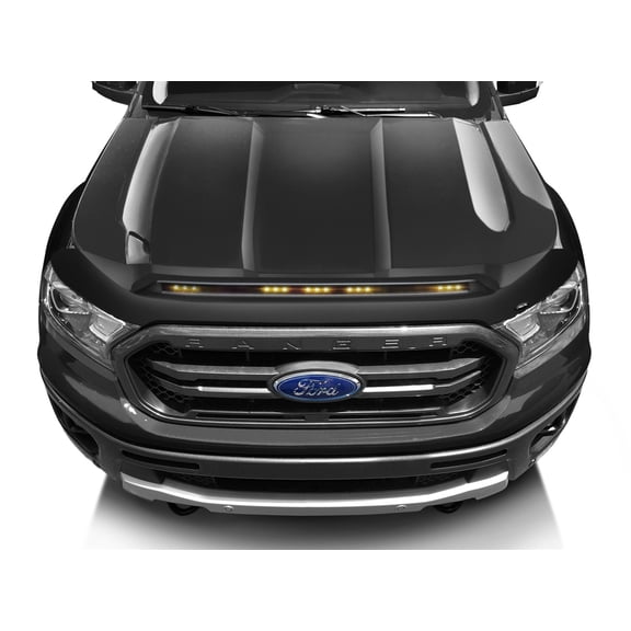 Auto VentShade (AVS) 753166-G1 Aeroskin LightShield Color Match Bug Shield Shadow Black G1 Fits 2019-2023 Ford Ranger