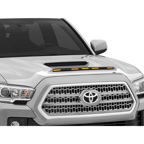 Auto VentShade (AVS) by RealTruck Aeroskin LightShield Color Match Bug Shield Super White | 40 Compatible with 2017-2023 Toyota Tacoma