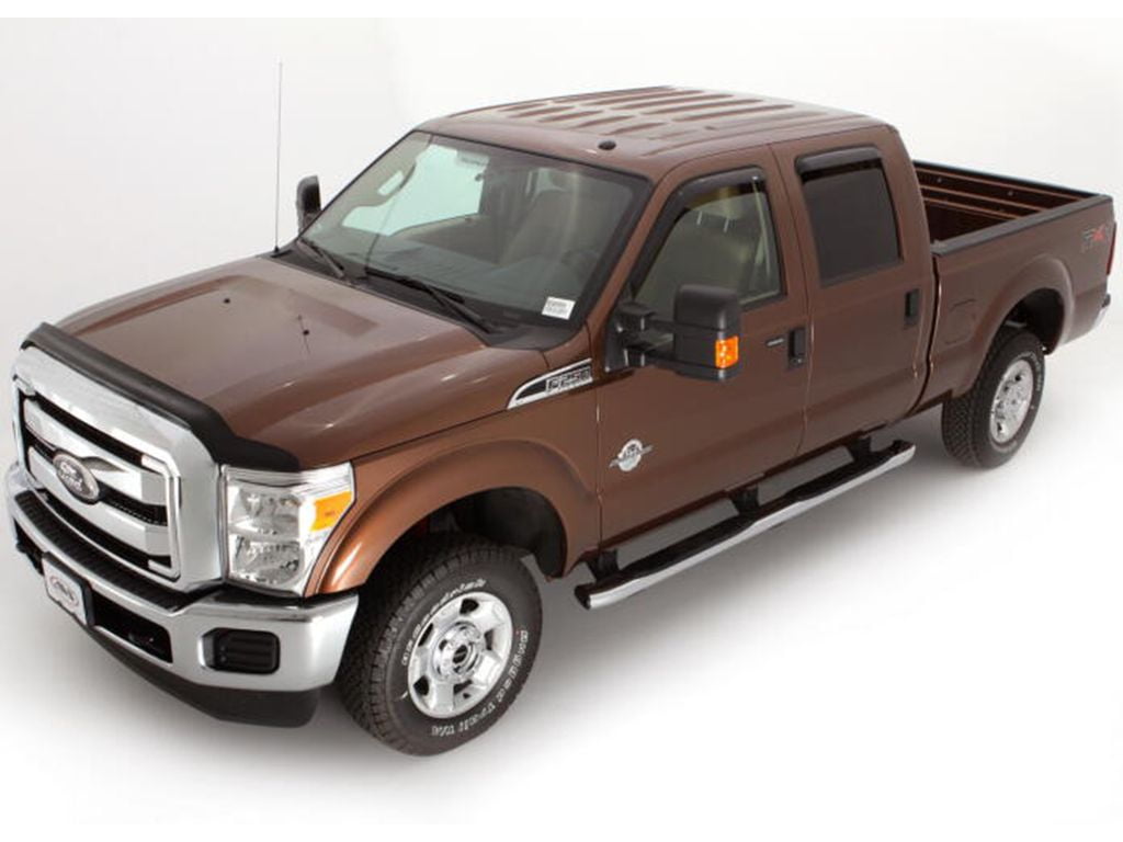 Auto VentShade (AVS) by RealTruck Bugflector Bug Shield Smoke 1 Pc Compatible with 2011-2016 Ford F250, F350, F450, F550