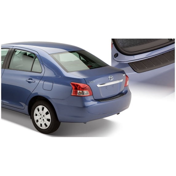 Bushwacker 09-11 Toyota Yaris Bumper Protection Fits 2-Door And 4-Door Hatchback - Black