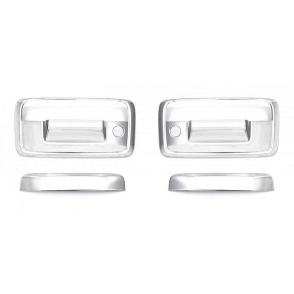 AVS 02-08 Dodge RAM 1500 Tailgate Handle Cover 2pc - Chrome