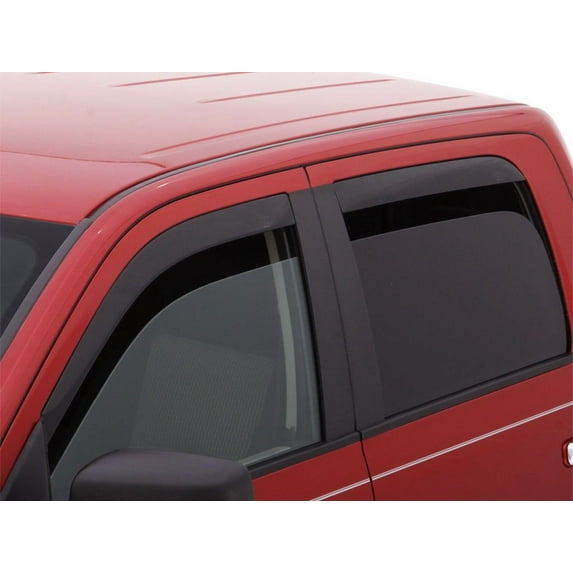 Auto VentShade (AVS) by RealTruck Lo Profile Vent Visors Smoke Front & Rear Set Compatible with 2019-2024 Dodge Ram 1500 Quad Cab