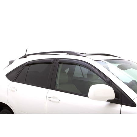 Auto VentShade (AVS) by RealTruck Outside Mount Ventvisor® Window Deflectors Front & Rear Set Compatible with 2004-2009 Lexus RX