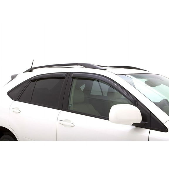 Auto VentShade (AVS) by RealTruck Outside Mount Ventvisor Window Deflectors Front & Rear Set Compatible with 2004-2009 Lexus RX
