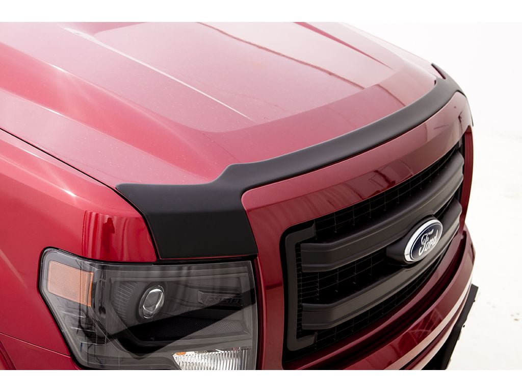 Auto VentShade (AVS) by RealTruck Vent Visor & Bug Shield Combo Pack Matte Black Compatible with 2009-2014 Ford F150 SuperCrew
