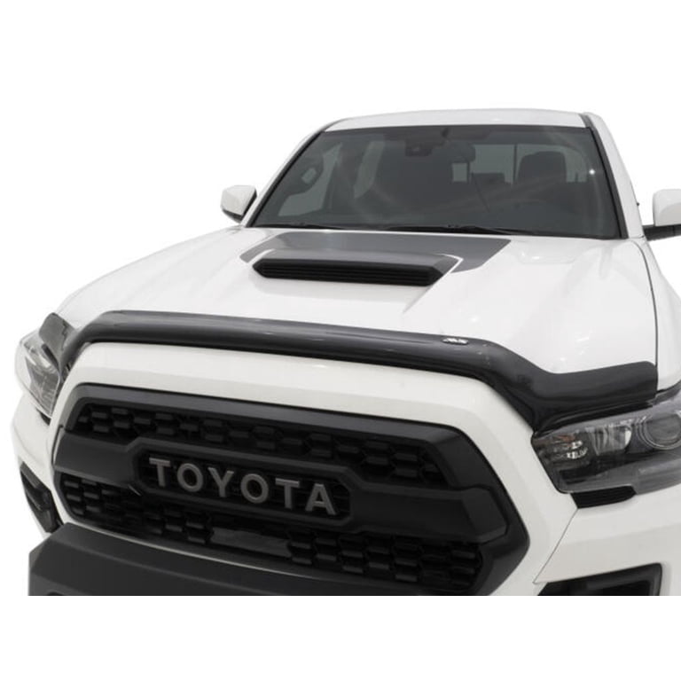 Auto Ventshade Bugflector Hood Shield For 2016-2023 Toyota Tacoma - Dark Smoke High Profile