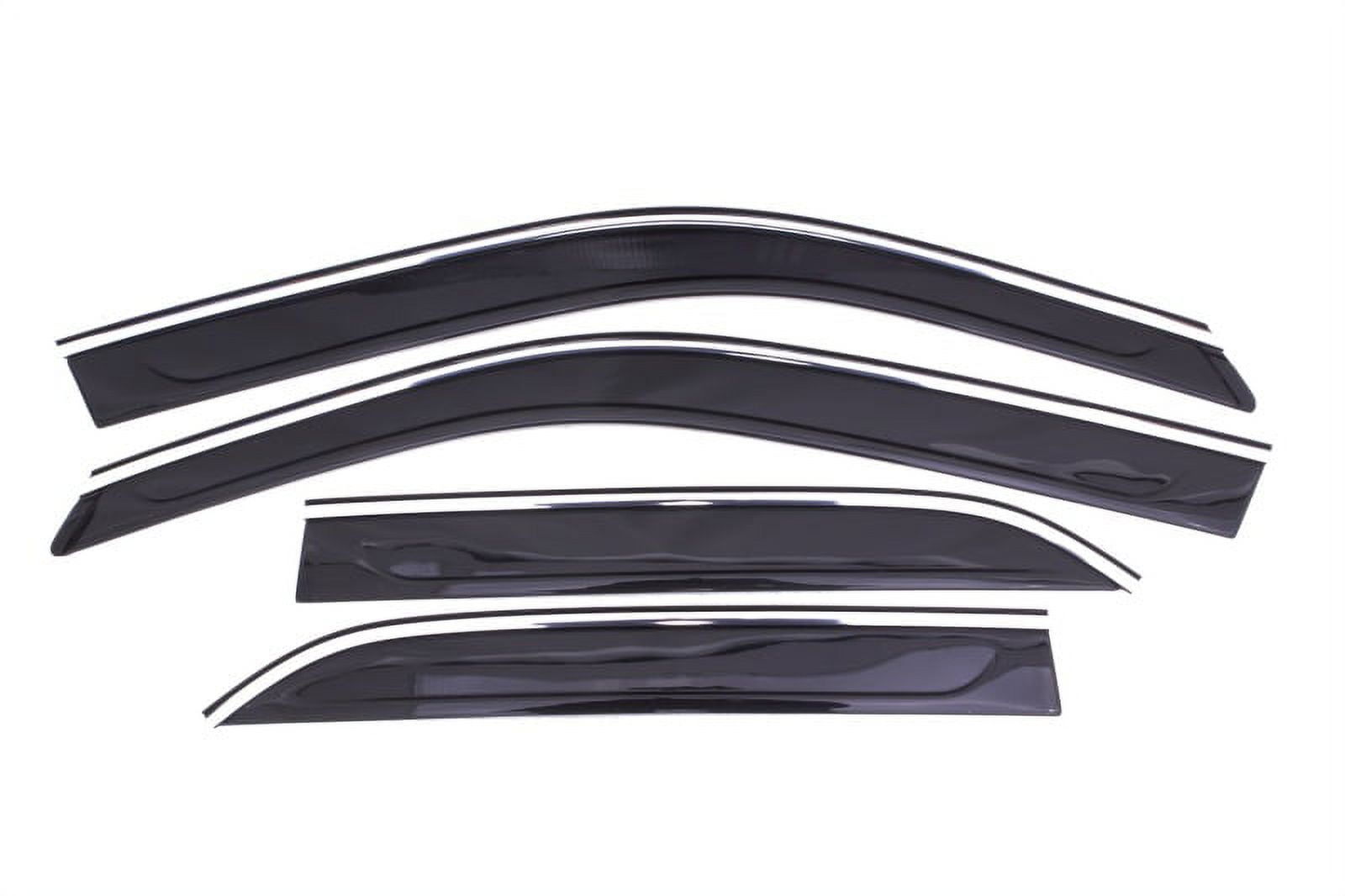 Auto Ventshade AVS 794016 Low Profile Ventvisor Side Window Deflector with Chrome Trim, 4Piece