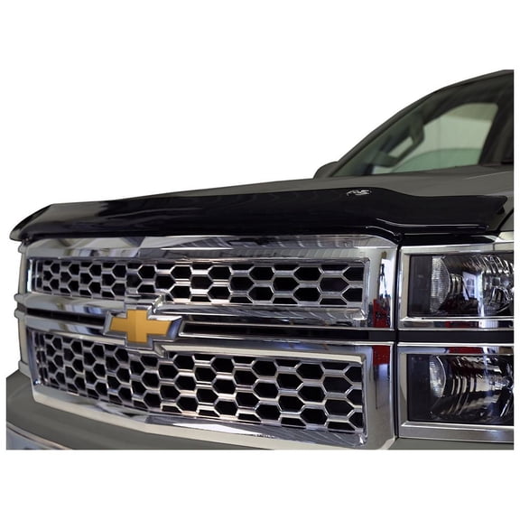 Auto Ventshade [AVS] Bugflector / Hood Shield | Fits 2019-2024 GMC Sierra 1500, 1 pc. | Dark Smoke-23959