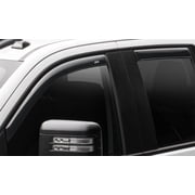 Auto Ventshade [AVS] In-Channel Ventvisor / Window Deflectors | Fits 2019-2024 Chevrolet/GMC Silverado/Sierra 1500, 2022 LTD2020-2024 Silverado/Sierra 2500/3500 HD Crew Cab, 4 pcs. | Smoke-194805