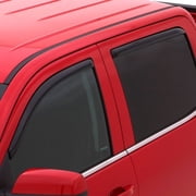 Auto Ventshade [AVS] In-Channel Ventvisor / Window Deflectors | Fits 2019-2024 Chevrolet/GMC Silverado/Sierra 1500, 2022 LTD2020-2024 Silverado/Sierra 2500/3500 HD Crew Cab, 4 pcs. | Smoke-194805
