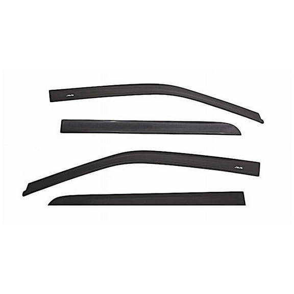 Auto VentShade (AVS) 894082 Low Profile Ventvisor Window Deflectors Fits 2019-2024 Ford Ranger SuperCab, 4 pcs. Dark Smoke-