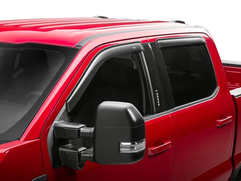 AVS Tape-On Vent Visors Fit 15-26 F150/22-25 Lghtng/17-26 Raptor SprCrw/F250-550