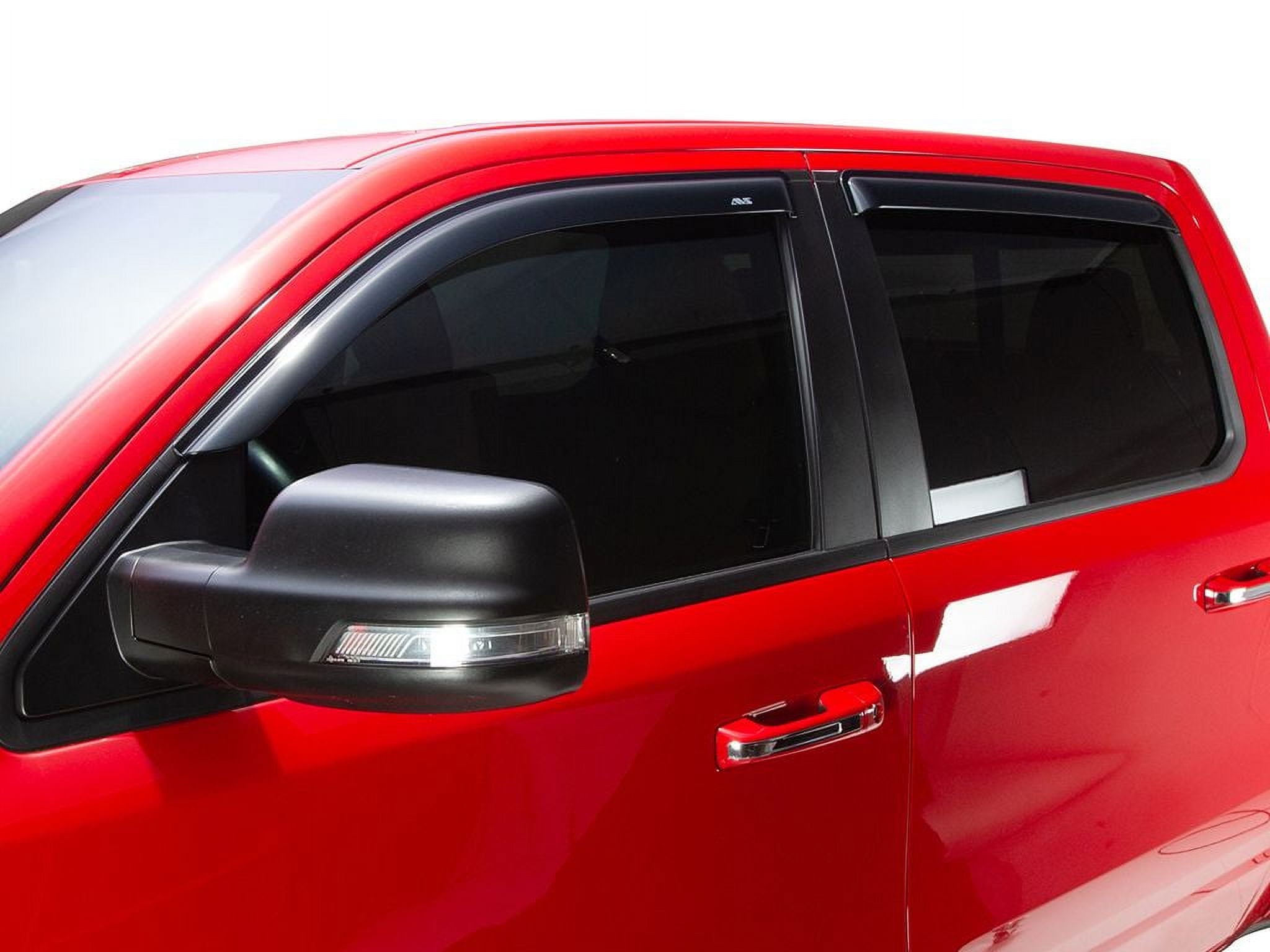 AVS Tape-On Vent Visors Fit 2019-2025 Dodge Ram 1500 Crew Cab