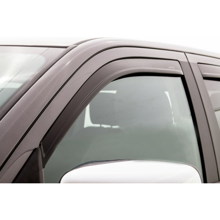 Auto Ventshade AVS by RealTruck 09 18 Dodge Ram 1500 Crew Cab Ventvisor In Channel Window Deflectors 4Pc Matte Black Compatible with Select 2019
