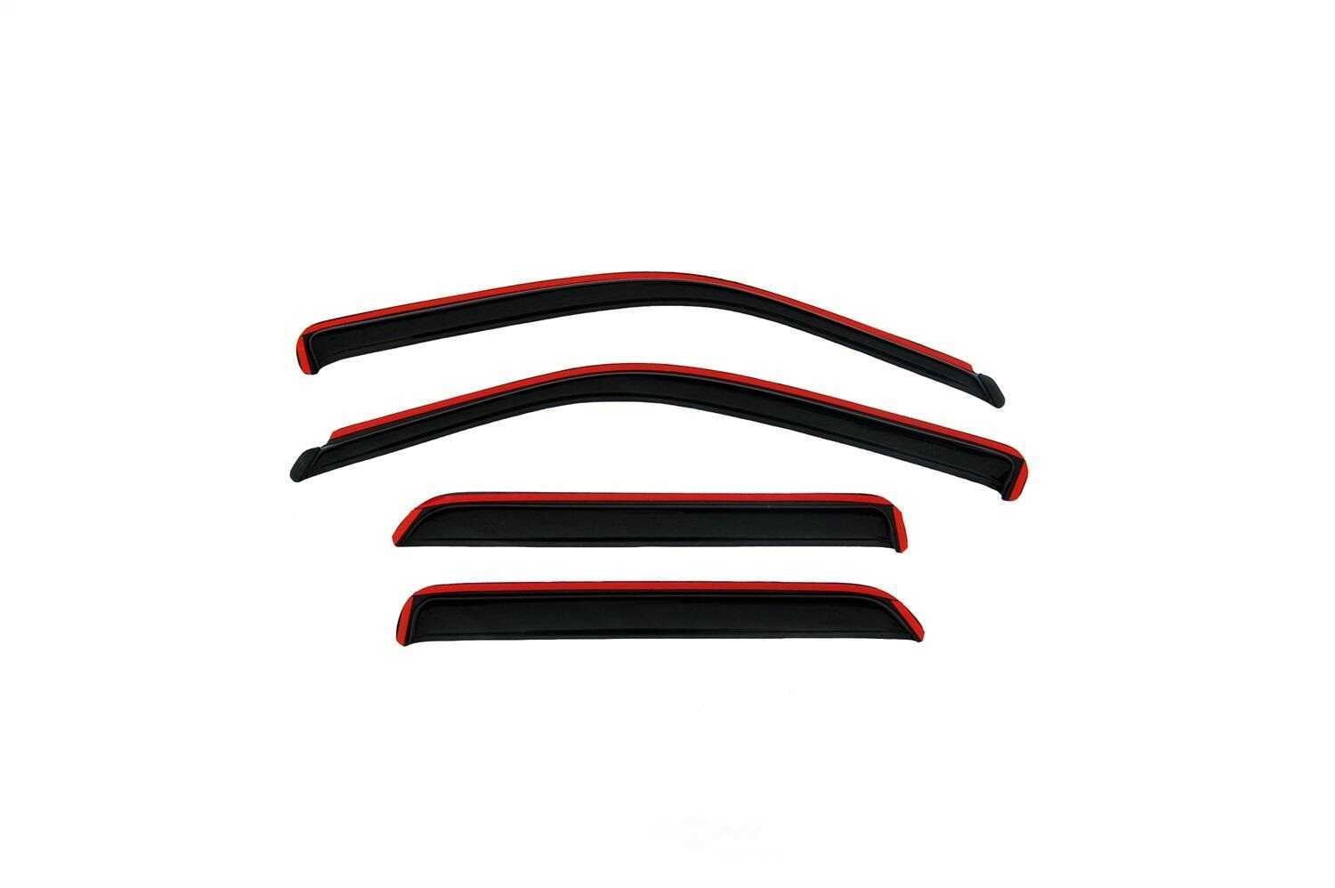 Auto VentShade (AVS) 194357 In-Channel Ventvisor Window Deflectors Fits 2001-2007 Toyota Highlander, 2006-2007 Highlander Hybrid, 4 pcs. Smoke-