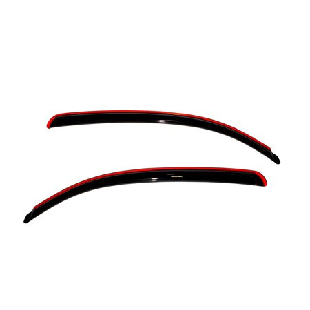 Auto Ventshade (AVS) by RealTruck In-Channel Ventvisor / Window Deflectors | Compatible with 2007-2017 Toyota Tundra Regular Cab, 2 pcs. | Smoke-192711