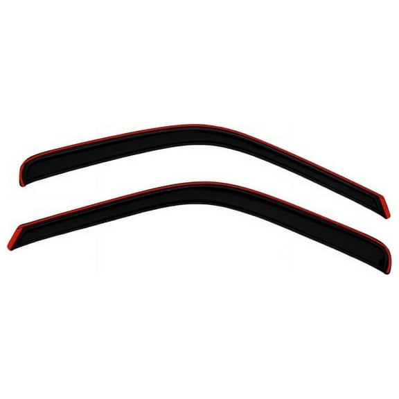 Auto Ventshade (AVS) by RealTruck In-Channel Ventvisor / Window Deflectors-Smoke (Front Only) Compatible with 99-16 Ford F-250, 1999 F250 Super Duty, 1999-2016 F350, F450, F550, 2000-2016 Ford F750