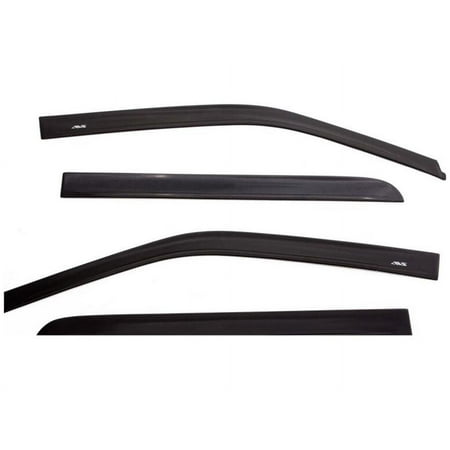 Auto VentShade (AVS) 774009 Low Profile Ventvisor Window Deflectors 4 Pc. Set Fits 2005-2014 Ford F150, 2004 Ford F150 New Body, 2010-2014 F150 Raptor SuperCab Only