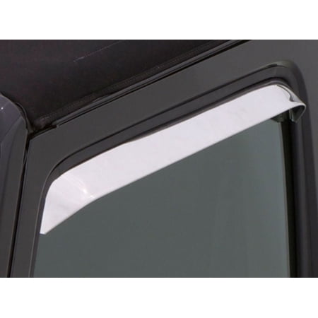AVS 76-81 Buick Century Ventshade Window Deflectors 2pc - Stainless Fits select: 1978-1988 OLDSMOBILE CUTLASS SUPREME, 1978-1981 CHEVROLET MALIBU