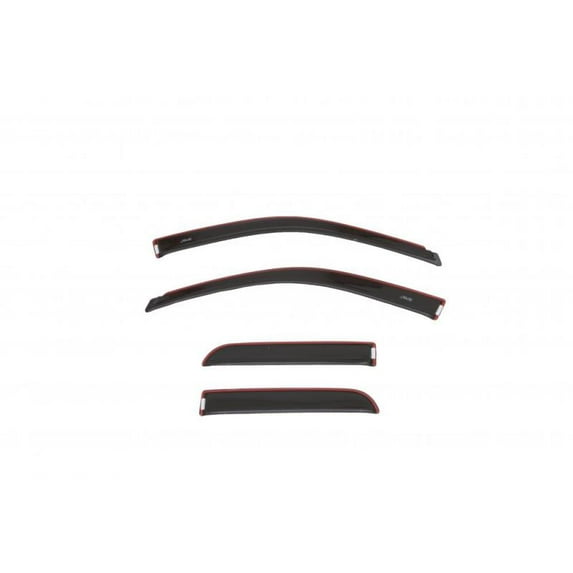 Auto Ventshade (AVS) by RealTruck Ventvisor Color Match Deflectors 4pc Brilliant Black Crystal Perlcoat Fits select: 2019 Ram 1500 Classic Tradesman, 2016-2017 Ram 1500 SLT Quad Cab