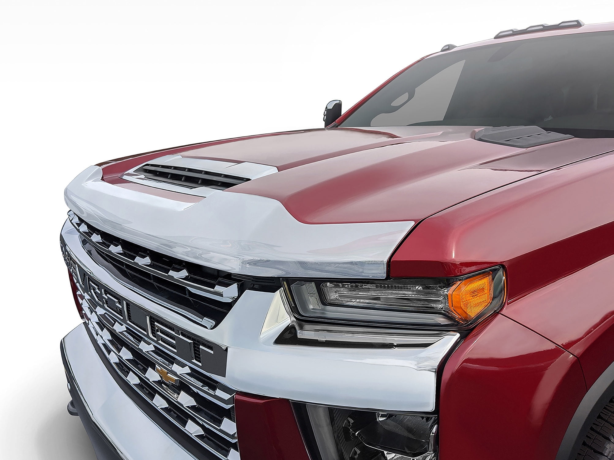 Auto Ventshade (AVS) by RealTruck 622187 Aeroskin Flush Mount Chrome