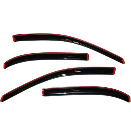 Auto Ventshade (AVS) by RealTruck In-Channel Ventvisor / Window Deflectors 4 Pc. Set Compatible with 2005-2015 Nissan Xterra