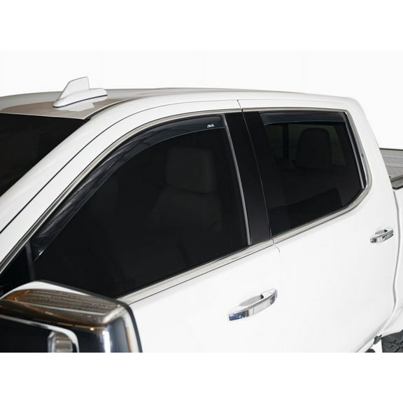 Auto Ventshade (AVS) by RealTruck In-Channel Ventvisor / Window Deflectors | Compatible with 2008-2014 Dodge Avenger, 4 pcs. | Smoke-194065