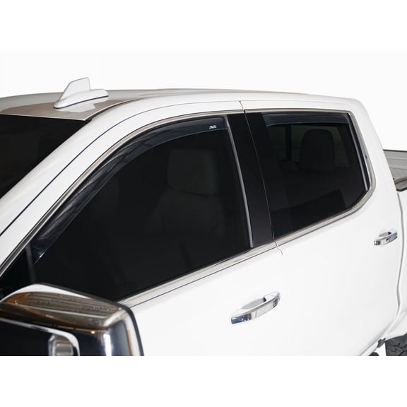 Auto Ventshade (AVS) by RealTruck In-Channel Ventvisor / Window Deflectors | Compatible with 2011-2015 Kia Optima, 4 pcs. | Smoke-194973
